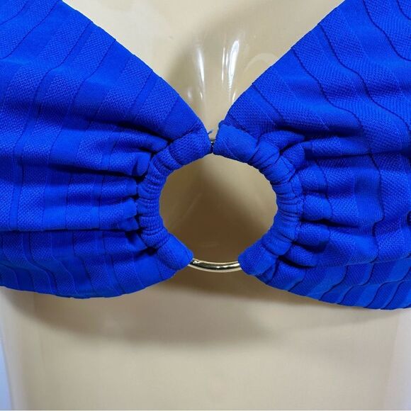 LULI FAMA RING‎ BIKINI SET MEDIUM ROYAL BLUE - Picture 3 of 7